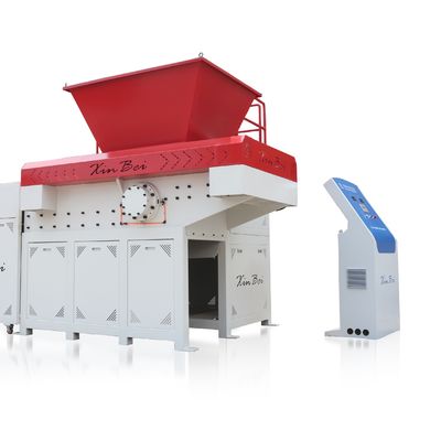 पीवीसी पीई पाइप क्रशर मशीन के लिए इलेक्ट्रिक घटकों रोटरी कतरनी Shredder