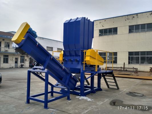 औद्योगिक एकल शाफ्ट श्रेडर 380V 30 प्लास्टिक के लिए चल चाकू