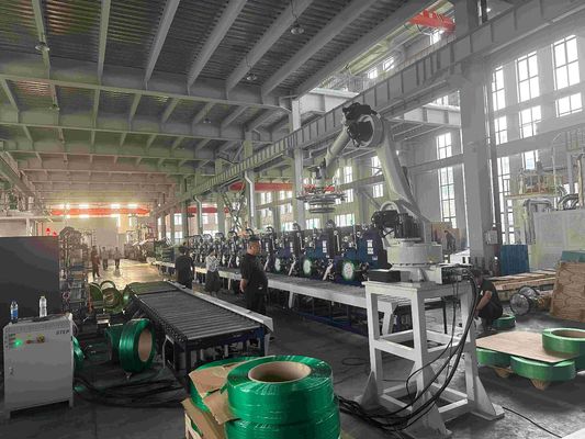 1.5kW 32 मिमी प्लास्टिक पीईटी स्ट्रैप वाइंडर 350m/Min समायोज्य वाइंडिंग